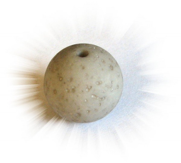 Polaris Gala sweet bead 8 mm grey – Kleinloc