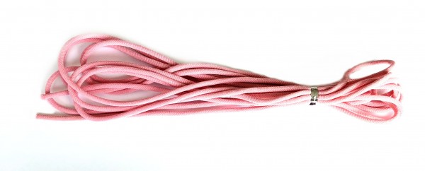 Nylon strap elastic 3mm thick - pink - length 3 meters