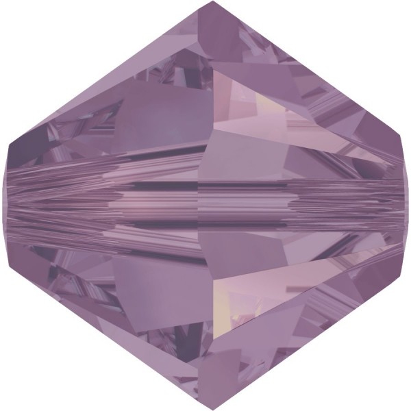 Swarovski Crystal 5328 Xilion Bicone Bead 4mm --- 10 Stück - Cyclamen Opal