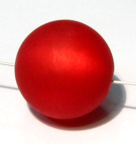 Polarisperle 4mm rot - Kleinloch