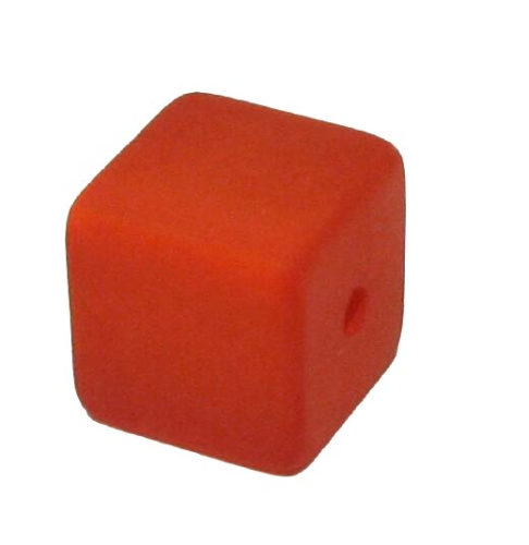 Polaris cube 8 mm orange – small hole
