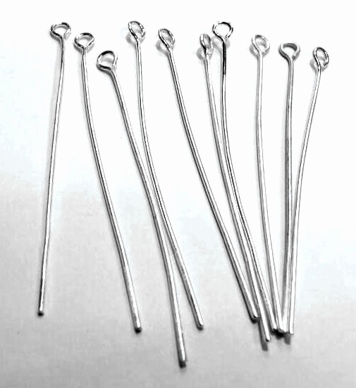 Necklace pencils 10 pieces – color: Platinum – 50x0,7mm