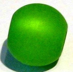 Polarisperle 14mm grün - Großloch