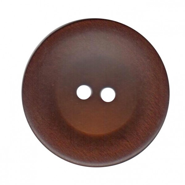 Button 20 mm – satin – brown