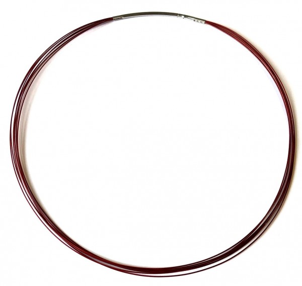 Collier 7-reihig , 46cm farbig-einfarbig in vielen Farben bestellbar !