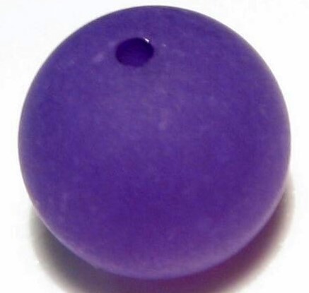 Polarisbead 20 mm dark purple – small hole