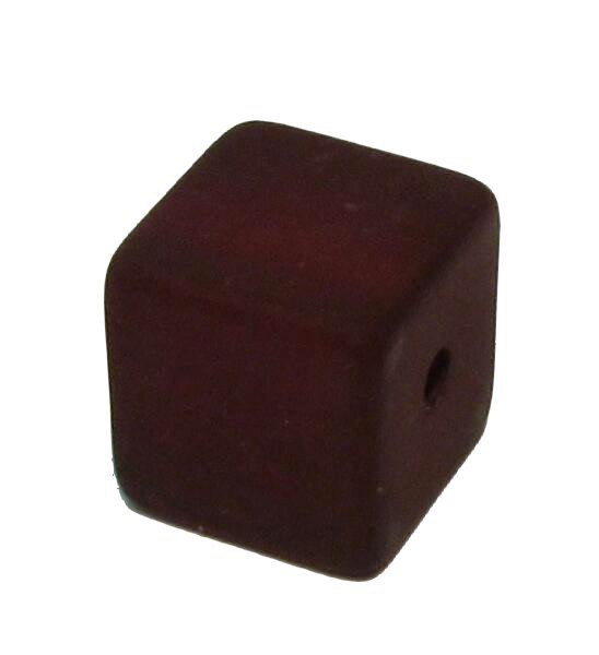 Polaris cube 6 mm bordeaux – small hole