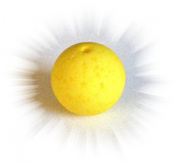 Polaris Gala sweet bead 10 mm yellow – small hole