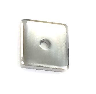 Spacer Quadrat 6x6mm - Edelstahl