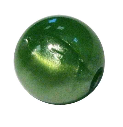 Marble mother-of-bead effect bead -8 mm – green