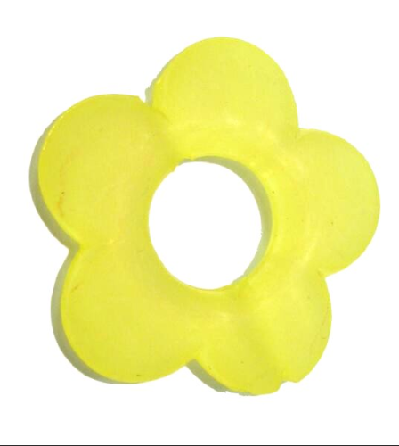 Flower - Anhänger gelb - 33mm