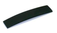 Flaches Zellkautschuk-Band 10x2mm - schwarz matt - 1 Meter - Quick Easy