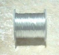 Rubber litz rubber band transparent 0.6 mm – 1 meter