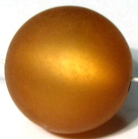 Polarisbead 20 mm rust brown – small hole