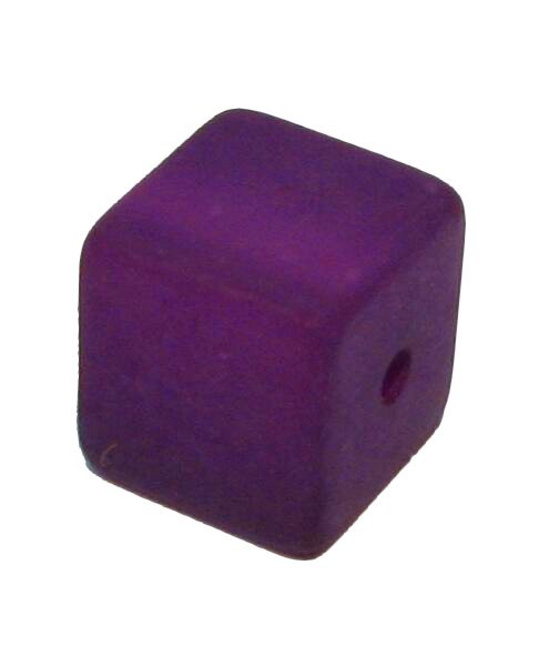 Polaris cube 6 mm purple – small hole