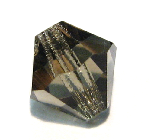 Bicone Kristall 8mm - black diamond