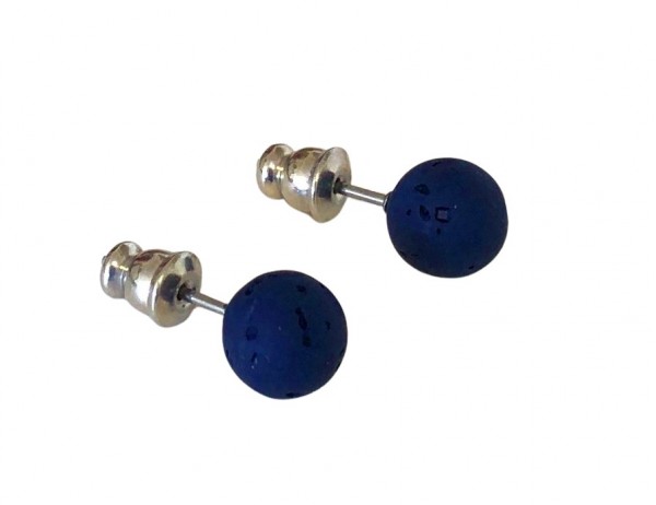 Polaris Gala Sweet Earrings 8 mm --Stainless steel- 1 pair – nightblue
