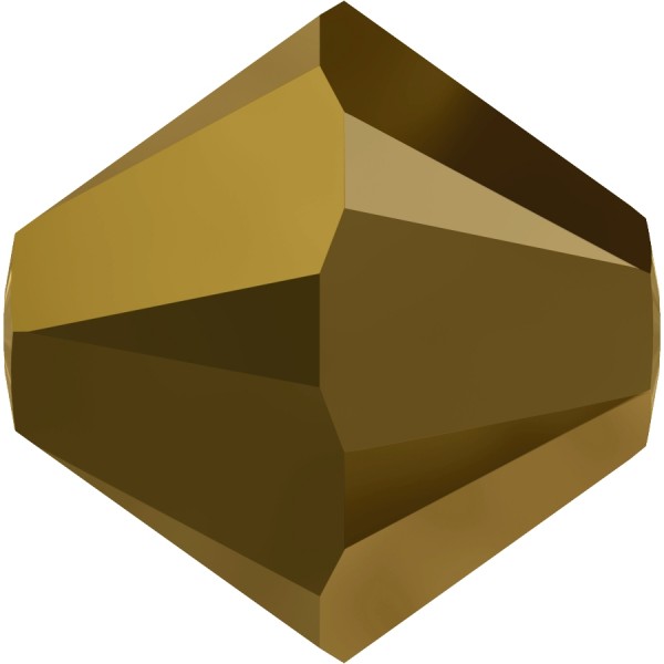 Swarovski Crystal 5328 Xilion Bicone Bead 4 mm – 10 pieces – Crystal Dorado 2x