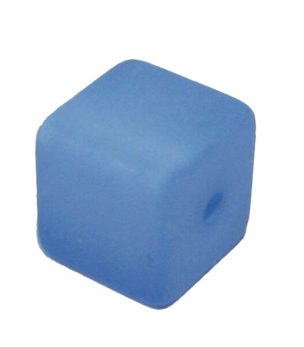 Polaris cube 8 mm sky blue – small hole