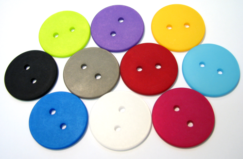 Polaris-Knopf-Set 34mm - 10 Stück in verschiedenen Farben