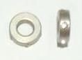 Metallradl / Ring 12mm rhodiniert besetzt mit Kristall-Steinen