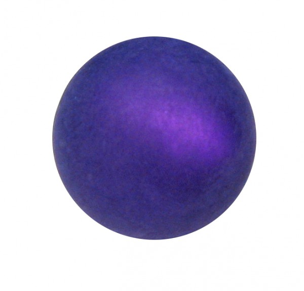 Polarisperle 18mm purple - Kleinloch