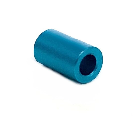 Aluminium tube anodised 10x6 mm – anodised light blue