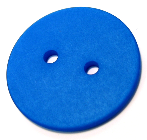 Polaris button 34 mm – blue