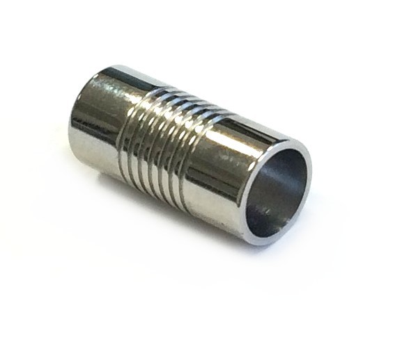 Magnetverschluss 21x9,9mm - Edelstahl + Sicherung - Lochgröße 8,1mm