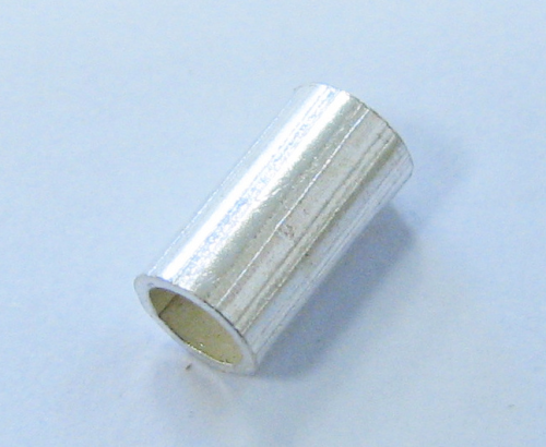 Tube 7,5x4 mm – 925 silver – 1 pcs.