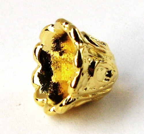 Perlkappe – finishing cap 15x12 mm – inside size 10 mm, color: Gold