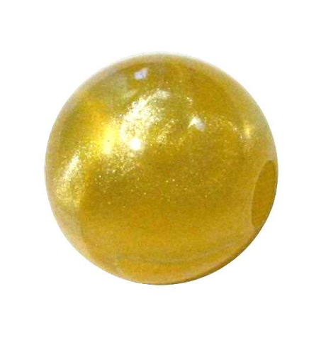 Marble mother-of-bead effect bead -8 mm – yellow