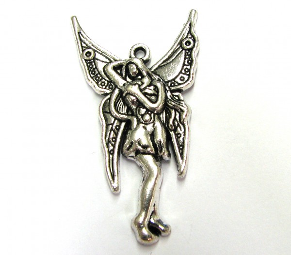 Elf – 48x27 mm – Pendant antique silver