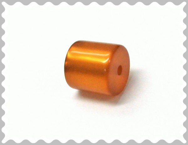Polaris tube 10x10 mm – glossy rust brown