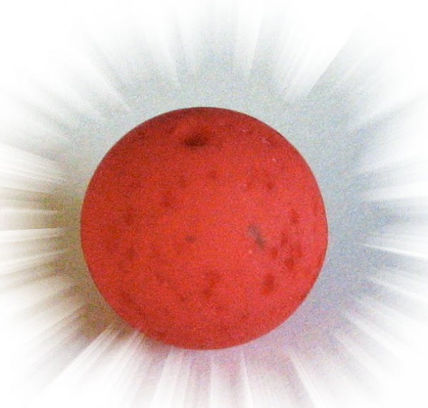 Polaris Gala sweet bead 20 mm red – small hole