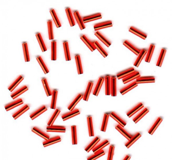 Miyuki sticks 6 mm – red – 40 pieces