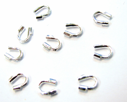 Wire guard – wire saver, colour: Silver – 10 pieces