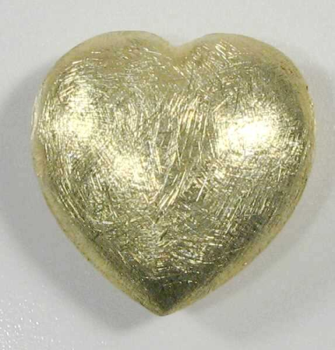 Herz aus 925er Silber vergoldet - 35x35x16mm
