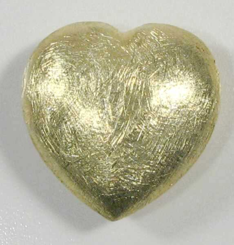 Herz aus 925 Sterling-Silber 18K vergoldet - 35x35x16mm