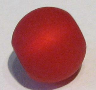 Polarisperle rot 10mm - Großloch