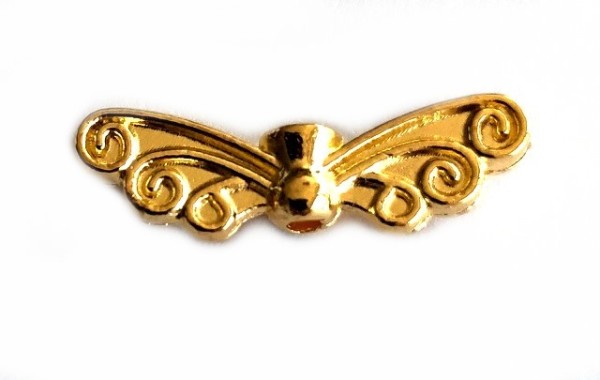 Schmetterlingflügel - Elfenflügel - 22mm - gold farbig