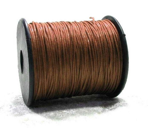 Cotton tape 1 mm – 73 meters – rust brown