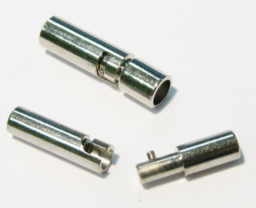 Bajonett-Verschluss für 2mm Bänder - 1 Stück
