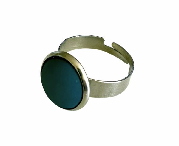 Polaris Cabochon Ring- verstellbar - Farbe wählbar - Ring Edelstahl