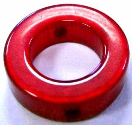 Polaris circle – 35 mm – glossy red