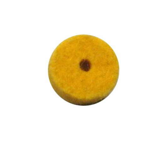 Felt disc yellow – 10x5mm