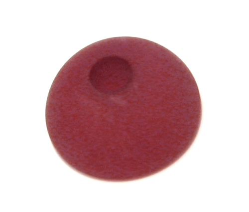 Polaris half bead 10x5 mm – terracotta