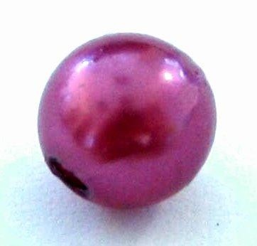 Lacquer bead 8 mm – blackberry