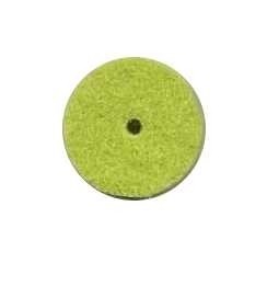 Felt disc apple green – 16x5mm