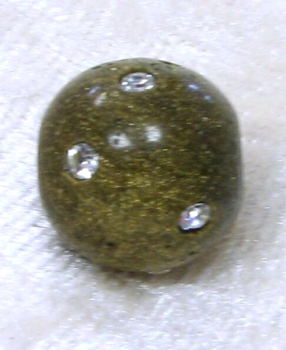 Metallic oliv 14mm - Swarovski-Kristall
